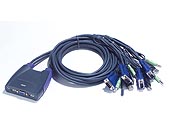 Εικόνα SWITCH KVM 4PORT USB ΜΕ ΗΧΟ CS64U
