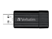 Εικόνα 8 GB VERBATIM Pinstripe USB 2.0 Flash Drive Black