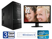 Εικόνα H/Y EXPERT HI-TECH IVY CORE I5 TURBO BOOST, 8GB Μνήμη, Δίσκο 500GB, Φοβερή Σχεδίαση και WINDOWS 8 + MONITOR 22" 