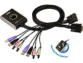 Εικόνα SWITCH KVM 2PORT DVI/USB CS682 AUD/CABL