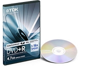 Εικόνα DVD+-R ΚΕΝΑ TDK 4.7GB SMART PROOF