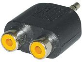Εικόνα ADAPTOR 3.5mm PLUG/2RCA SOCKET