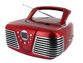 Εικόνα CD34 Boombox Radio/CD Player Red