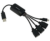Εικόνα HUB USB2.0 3Ρ+1 PORT USB MINI 5Ρ