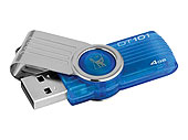 Εικόνα FLASH DISK KINGSTON DT101G2/4GB CYAN