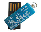 Εικόνα FLASH DISK ΡΝΥ CITY 8GB BLUE