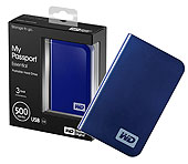 Εικόνα HD WD ΕΧΤ.500GB USB3.0 ΜΥ PASS.ESS BLUE