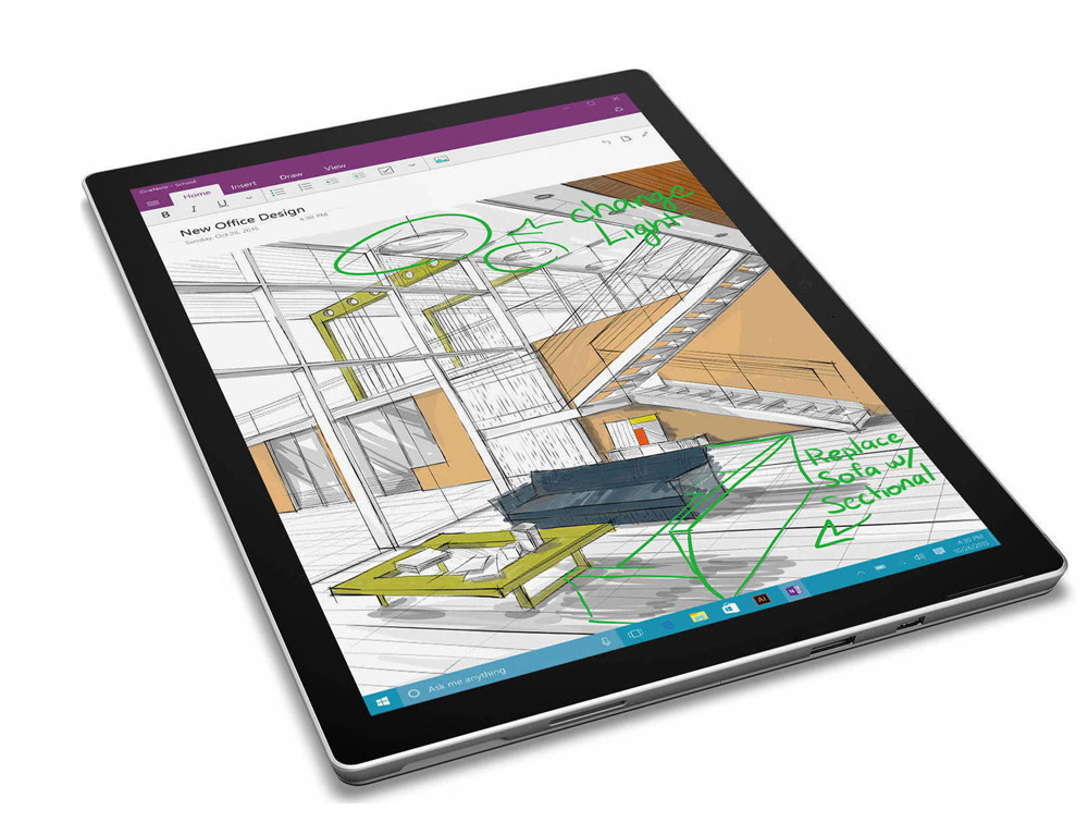 Εικόνα Microsoft Surface Pro 4 - Οθόνη αφής QHD (2736x1824) 12.3" - Intel Core i5-6300U - 8GB RAM - 256GB SSD - Windows 10 Pro