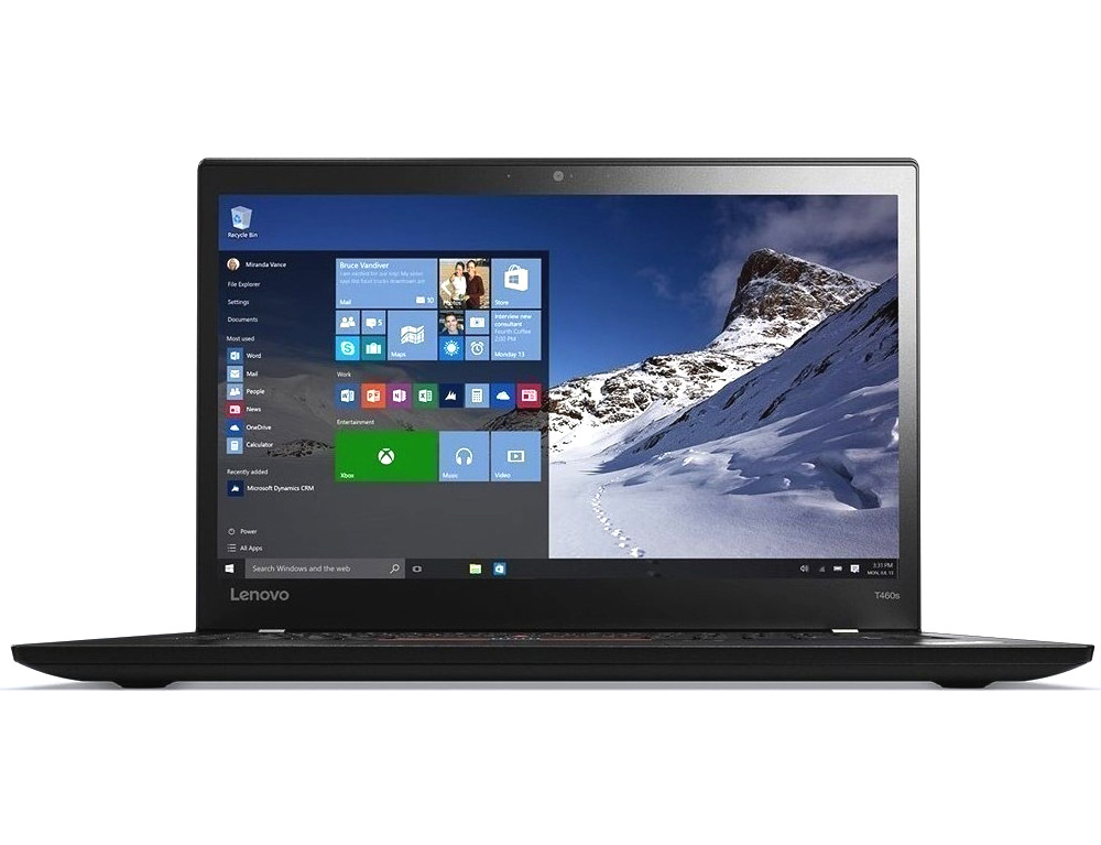 Εικόνα Lenovo ThinkPad T460s - Οθόνη αφής 14" - Intel Core i5 6ης γενιάς - 4GB RAM - 120GB SSD - Χωρίς οπτικό δίσκο - Webcam - Windows 10 Pro