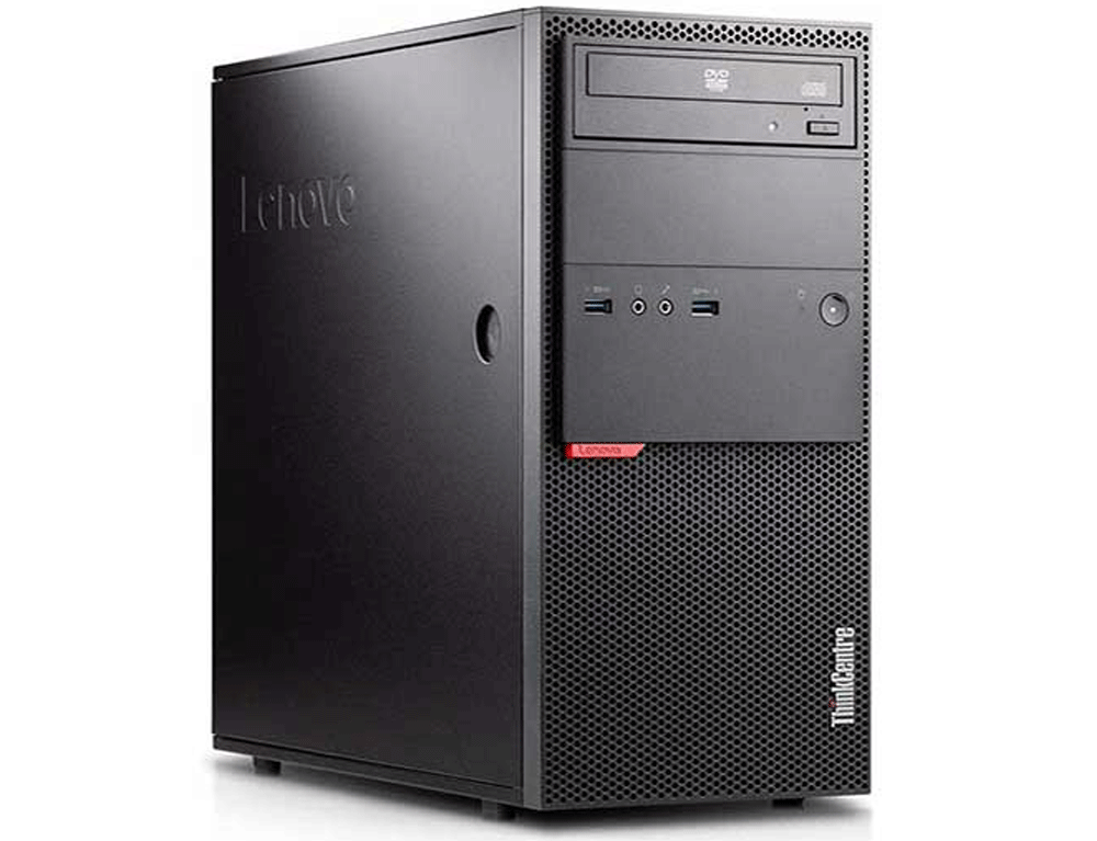 Εικόνα Lenovo ThinkCentre M800 Tower - Intel Core i5 6500 - 16GB RAM - 240GB SSD - DVD - 1x VGA, 2x DisplayPort - Windows 10 Pro