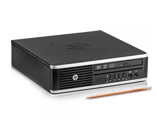 Εικόνα HP Compaq 8200 Elite USFF - Intel Core i5 2ης γενιάς - 8GB RAM - 240GB SSD - DVD - Windows 7 Professional