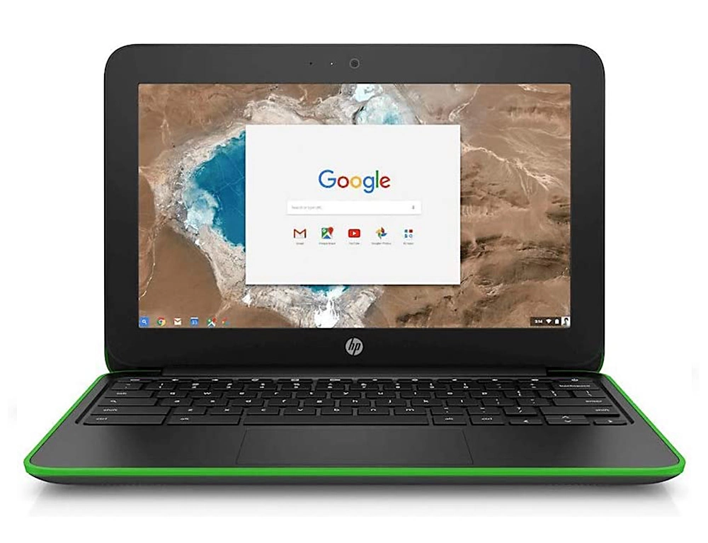 Εικόνα HP Chromebook 11 G5 - Οθόνη HD 11.6" - Intel Celeron N3060 - 4GB RAM - 32GB ROM - Webcam - Chrome OS - Green Black