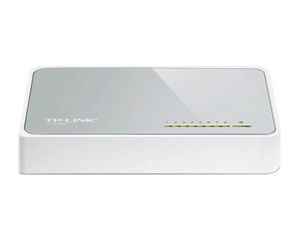 Εικόνα Switch TP-Link TL-SF1008D v6 - L2, Unmanaged, 8x Ports, 10/100 Mbps