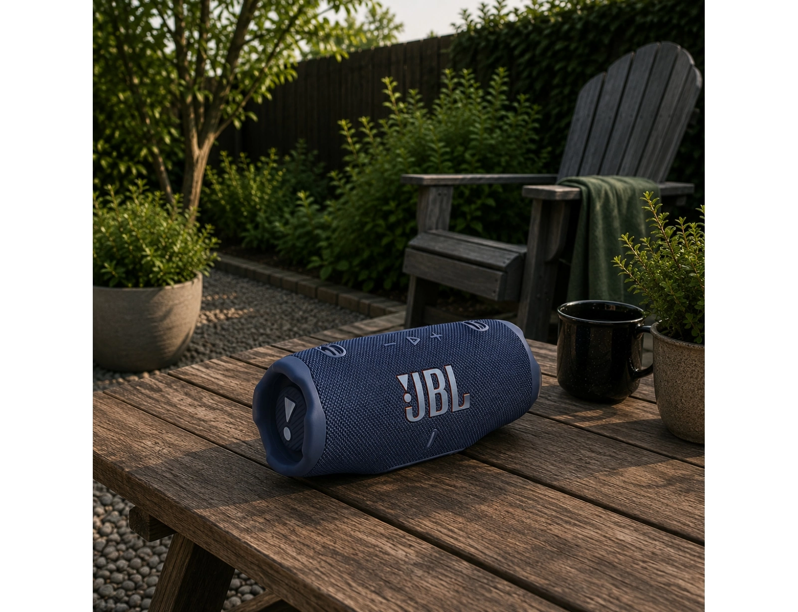 Εικόνα Aδιάβροχο Aσύρματο Ηχείο JBL Charge 6 (JBLCHARGE6BLU) με ενσωματωμένο Powerbank - 45W - Bluetooth - Auracast™ - Blue
