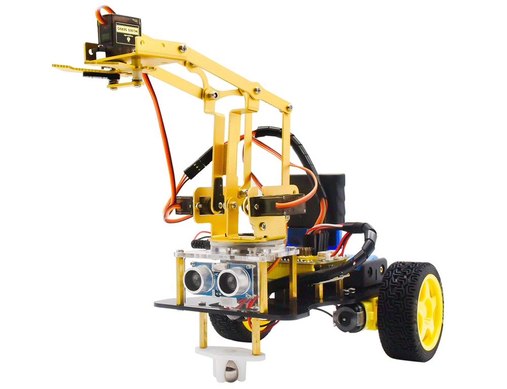 Mechanical Robot Arm Car Kit Keyestudio 4DOF (KS0520) - Για Arduino ...