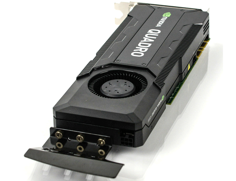 Εικόνα Kάρτα γραφικών HP Nvidia Quadro K5000 (701980-001) - 4GB GDDR5 - DVI-D, DVI-I, Displayport