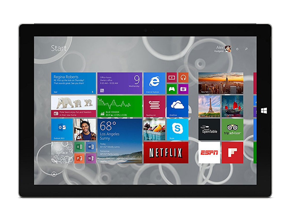 Εικόνα Microsoft Surface Pro 3 - Οθόνη αφής (2160x1440) 12" - Intel Core i5-4300U - 4GB RAM - 128GB SSD - Windows 10 Pro 