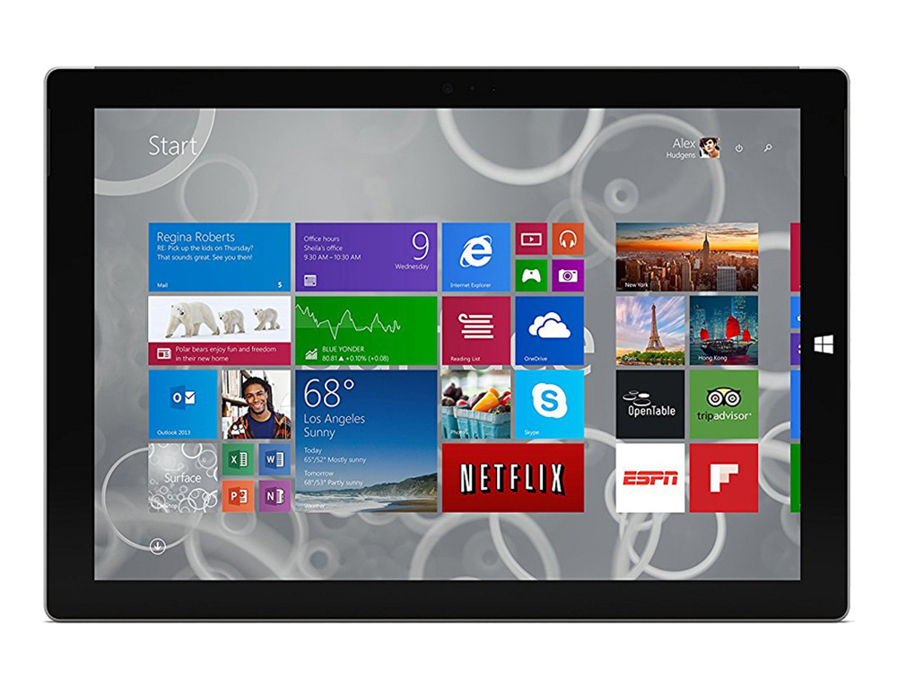 Εικόνα Microsoft Surface Pro 3 - Οθόνη αφής (2160x1440) 12" - Intel Core i5-4300U - 4GB RAM - 60GB SSD - Windows 10 Pro