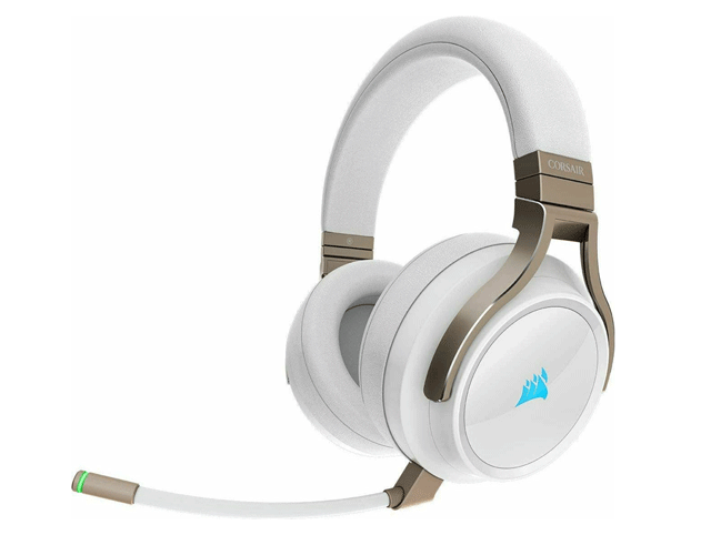 Εικόνα Gaming Headset Corsair Virtuoso Ασύρματo Surround 7.1 3,5 mm USB (CA-9011224-EU) - Pearl