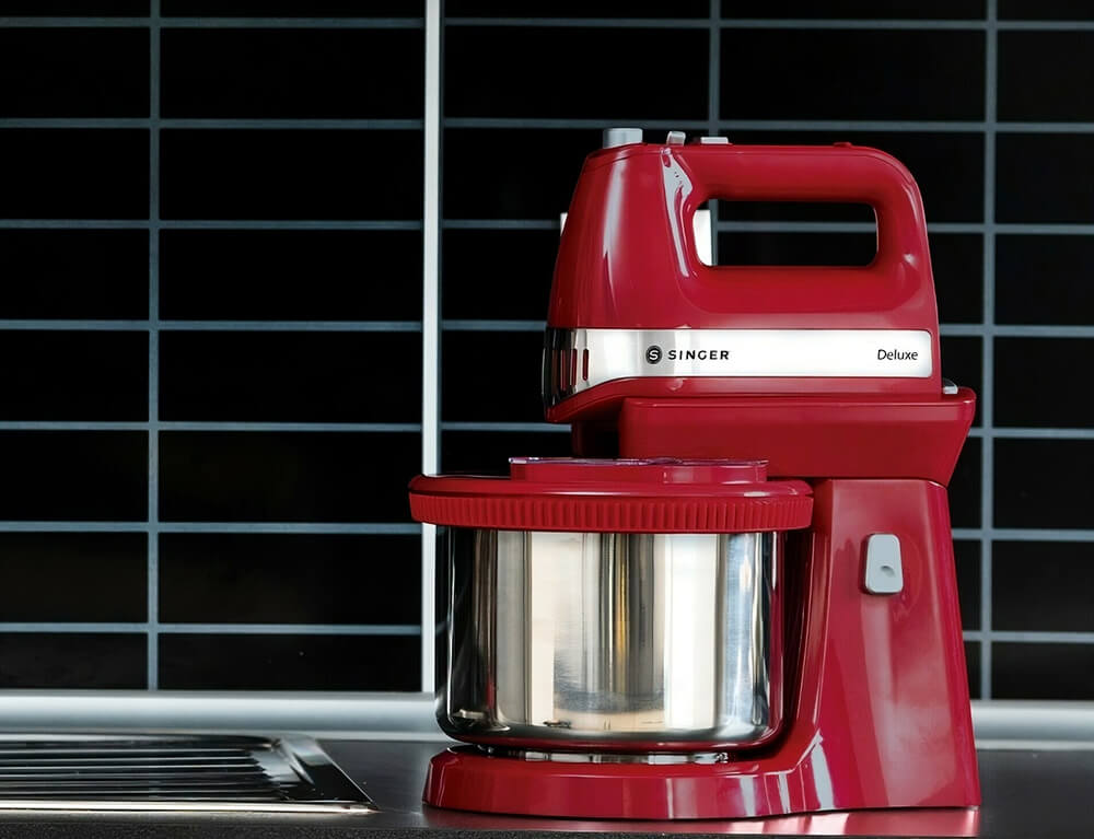 Μίξερ επιτραπέζιο Singer Deluxe SM-500 με ισχύ 500W, 5 ταχύτητες και ...