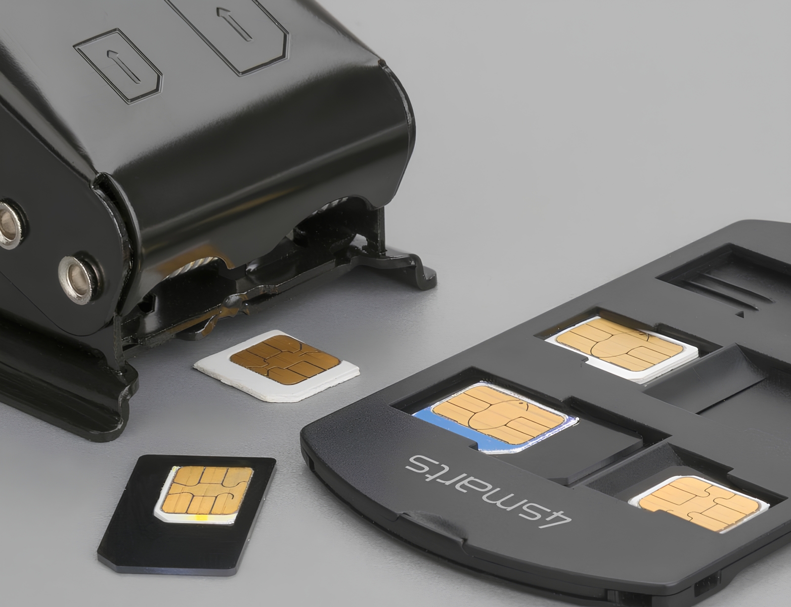 4Smarts Nano SIM & Micro SIM Adapter Set - Μαύρο | COSMODATA