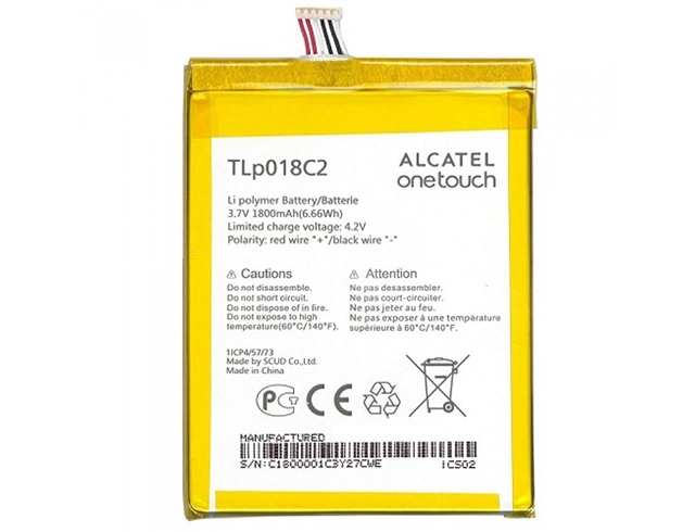 Εικόνα Μπαταρία Alcatel one touch idol ultra 6033 TLp018C2 1800mah bulk