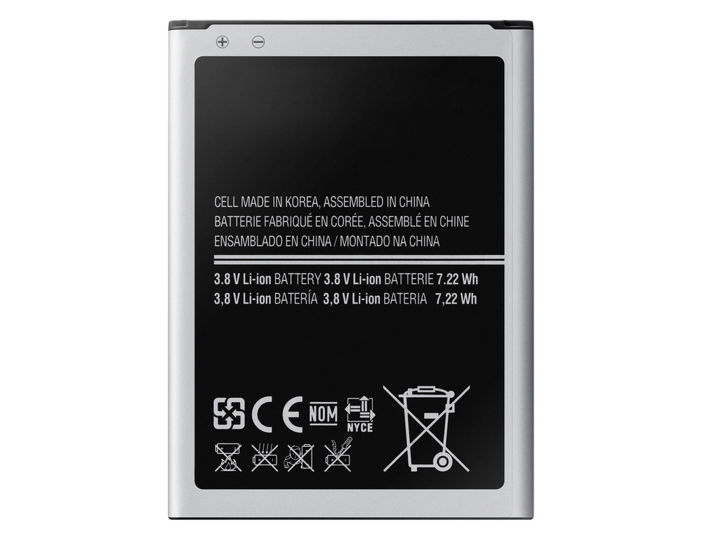 Εικόνα B500BE Samsung Battery (Compatible) for Galaxy S4 Mini Series (GT-I9192, GT-I9190, GT-I9195, GT-I9195L, GT-I9197, SGH-I257M, GT-I9195I, SGH-I257, SCH-I435, SHV-E370K, GT-I9192I) 1900mAh
