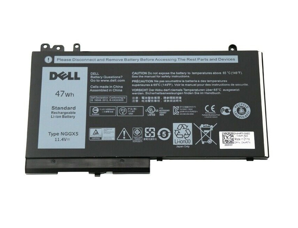 Εικόνα JY8D6 / NGGX5 Dell Battery (Original) for Latitude E5270 / E5470 / E5570 47Wh