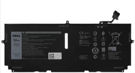 Εικόνα FP86V Dell Battery (Original) for XPS 13 9300 9310 Series 52Wh 7.6V 6500mAh