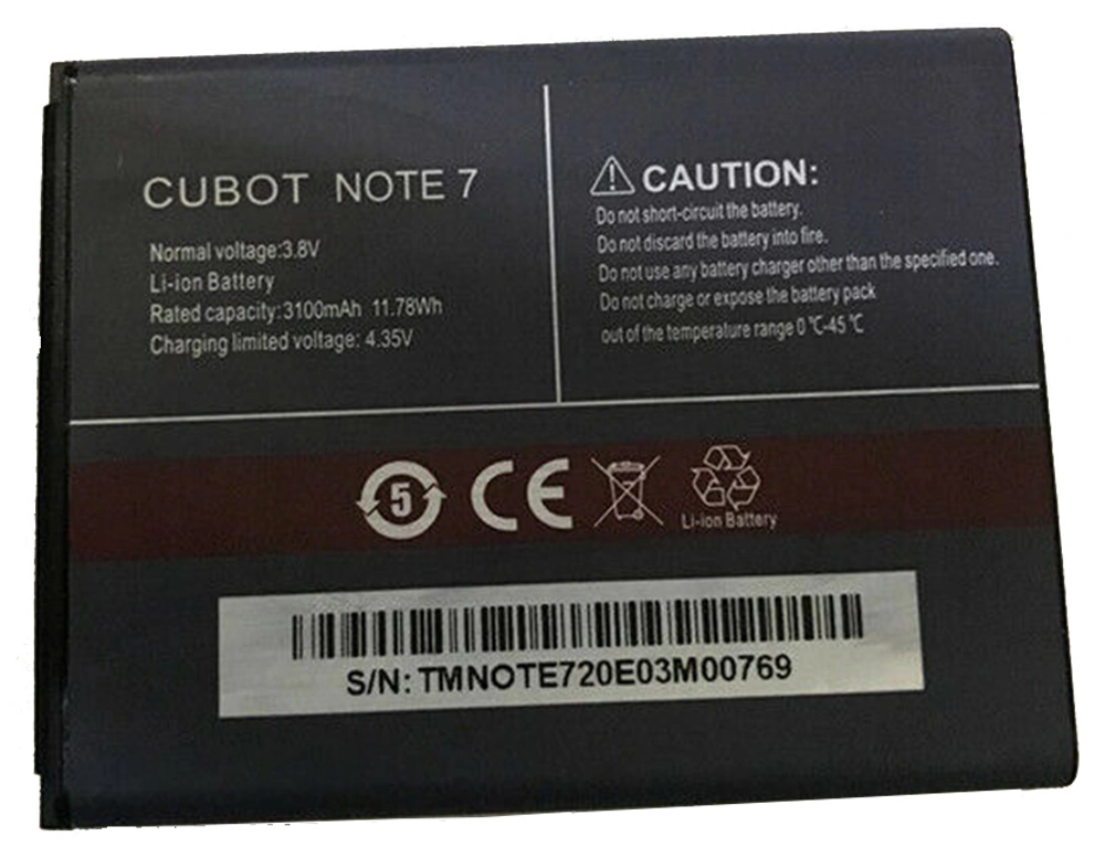 Εικόνα Μπαταρία Συμβατή Smartphone Cubot Note 7 - 3100mAh 3.8V