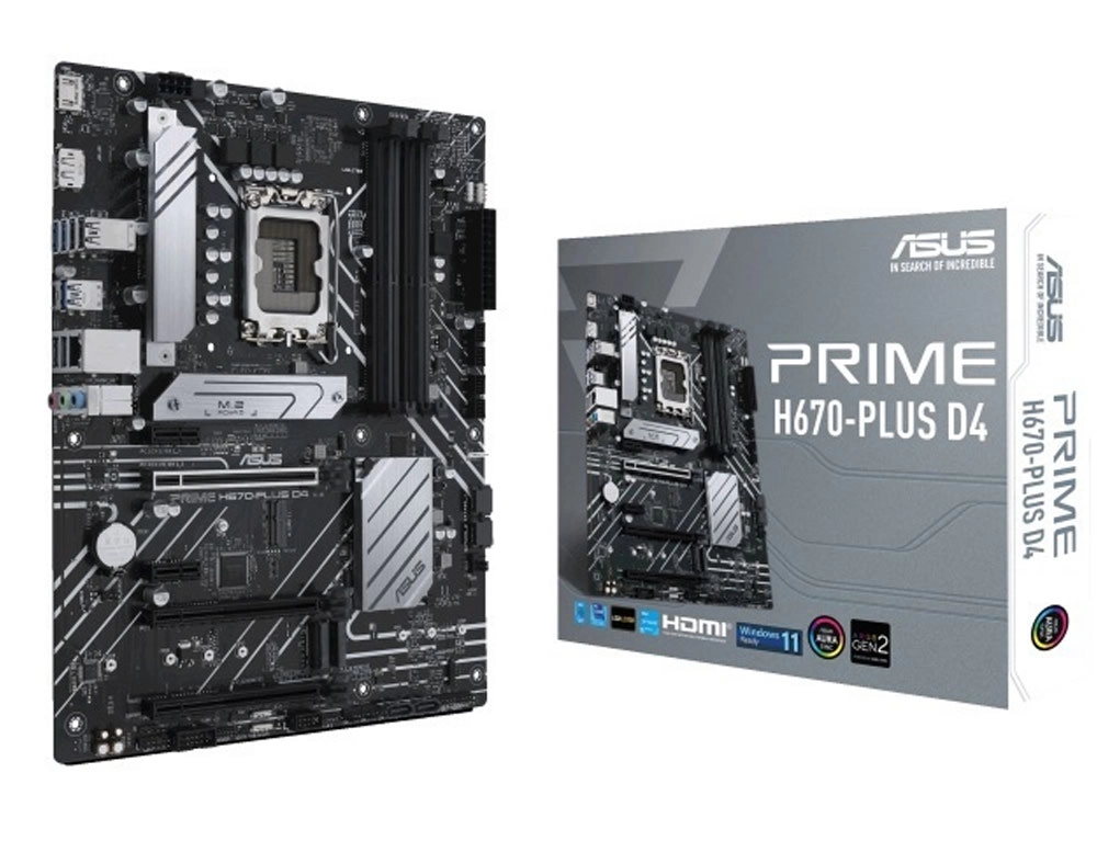 Μητρική Κάρτα Asus Prime H670-Plus D4 (ATX, 1700, DDR4) | COSMODATA