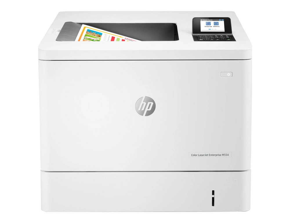 Εικόνα Έγχρωμος εκτυπωτής HP LaserJet Enterprise M554dn (7ZU81A) - A4 - 600 x 600 dpi - 33 ppm - USB, Ethernet