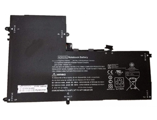Εικόνα AO02XL HP Battery (OEM) for ElitePad 1000 / ElitePad 1000 G2 728558-005 / 728250-1C1 / 728250-121 / 728250-421 3995mAh 31Wh