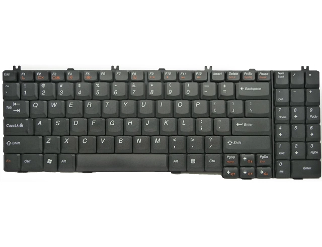 Εικόνα KEYBOARD NB LENOVO G550 US BK