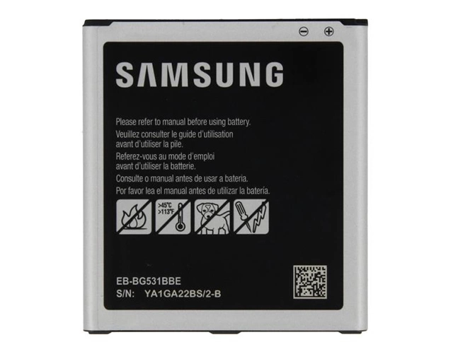 Εικόνα EB-BG530BBC/EB-BG530CBE/EB-BG530BBE/EB-BG530CBE/ EB-BG531BBE Samsung Battery (Original) for Galaxy J3 J5 2015 2600Mah