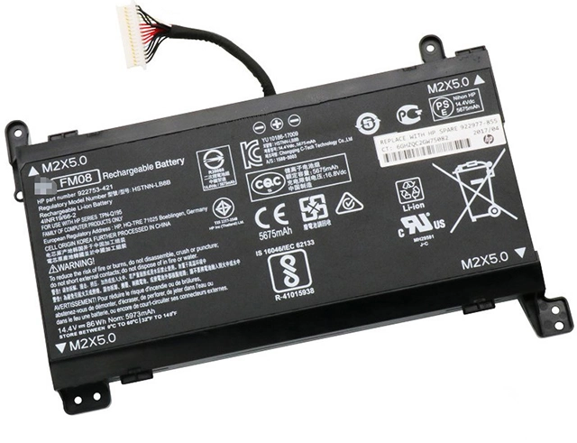 Εικόνα 922977-855 HP Battery (Compatible) for Omen 17-AN Series 5700mAh 86Wh 16Pin