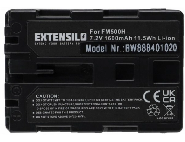 Εικόνα NP-FM500H Sony Battery (Compatible) 1600mAh for DSLR-A, SLT-A, Alpha Series