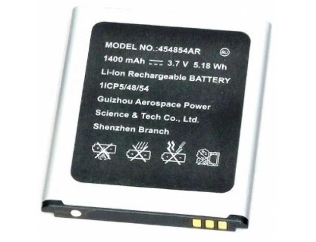 Εικόνα Συμβατή μπαταρία για Panasonic Mobile KX-TU1x (454854AR), 4.81Wh, 3.7V, 1300mAh